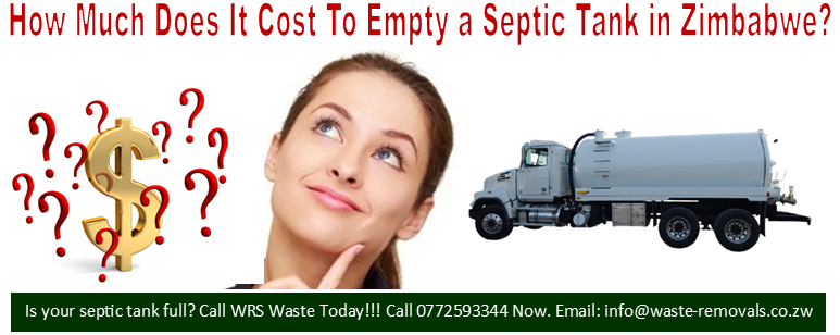 How much does it cost to empty a septic tank in Zimbabwe